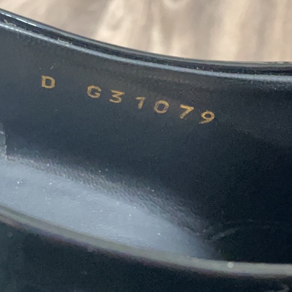 NEW Vintage Chanel Patent Leather Oxford Heels Pearl Mary Janes Stiletto 41 Rare - Picture 5 of 6